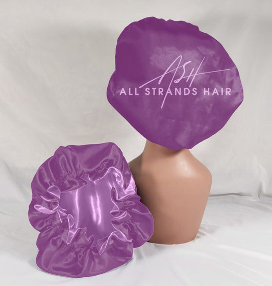 Satin Lace Protection Bonnet