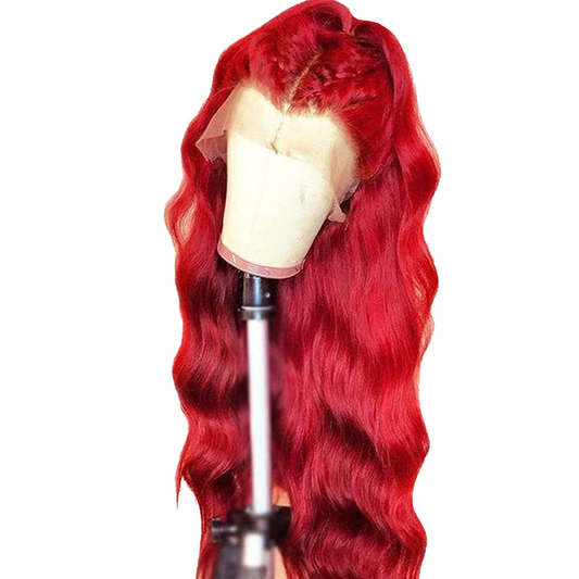 "Charli" Red Bodywave Wig
